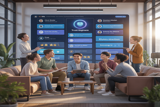 Trust Signals Over Traditional Branding